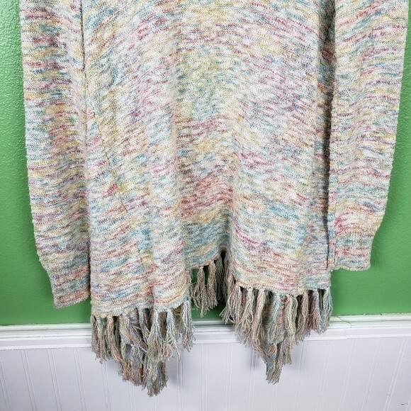 Wrangler Retro Boho Pastel Open Face Fringe jacket size Small - Picture 4 of 9